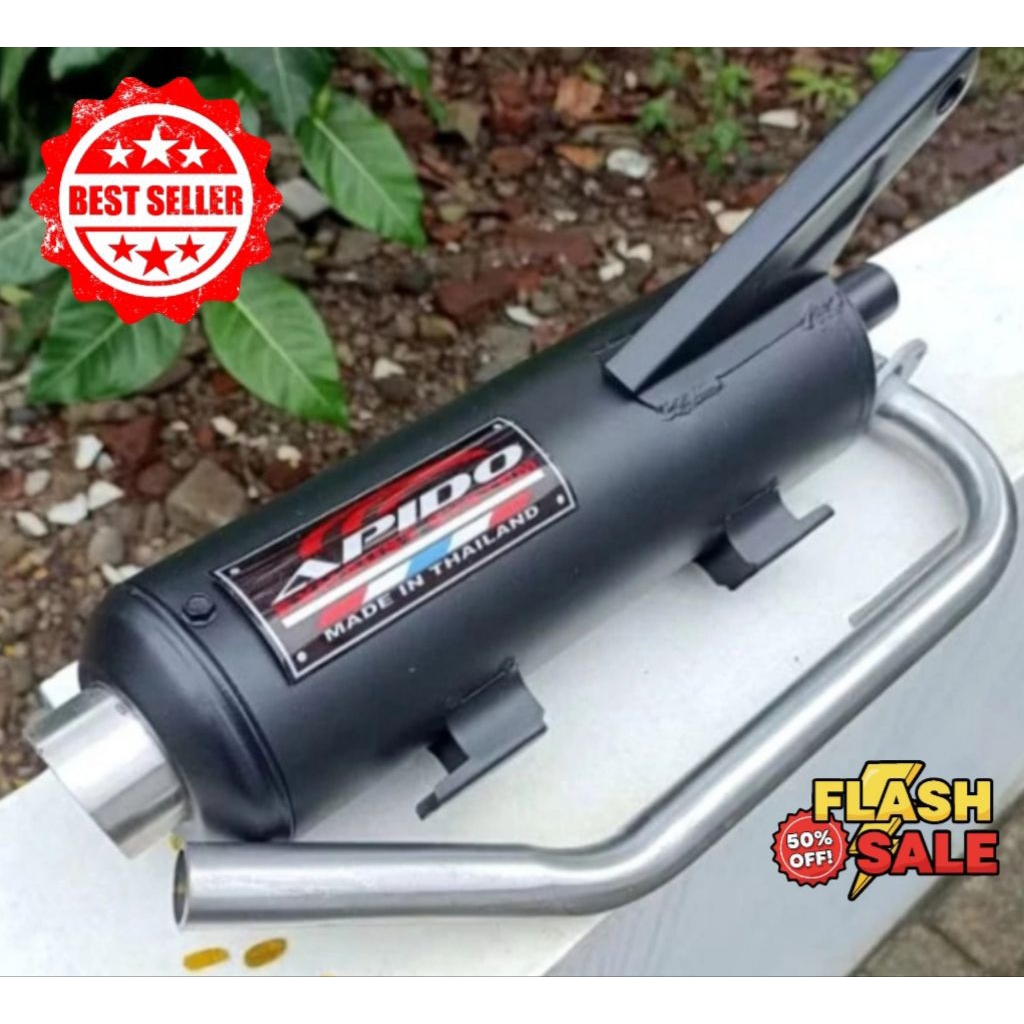 ท่อ Apido สําหรับ Mio Soul i125/115 Mio Sporty Honda Click 125/150i 1 ชุดท่อไอเสียเปิดท่อ