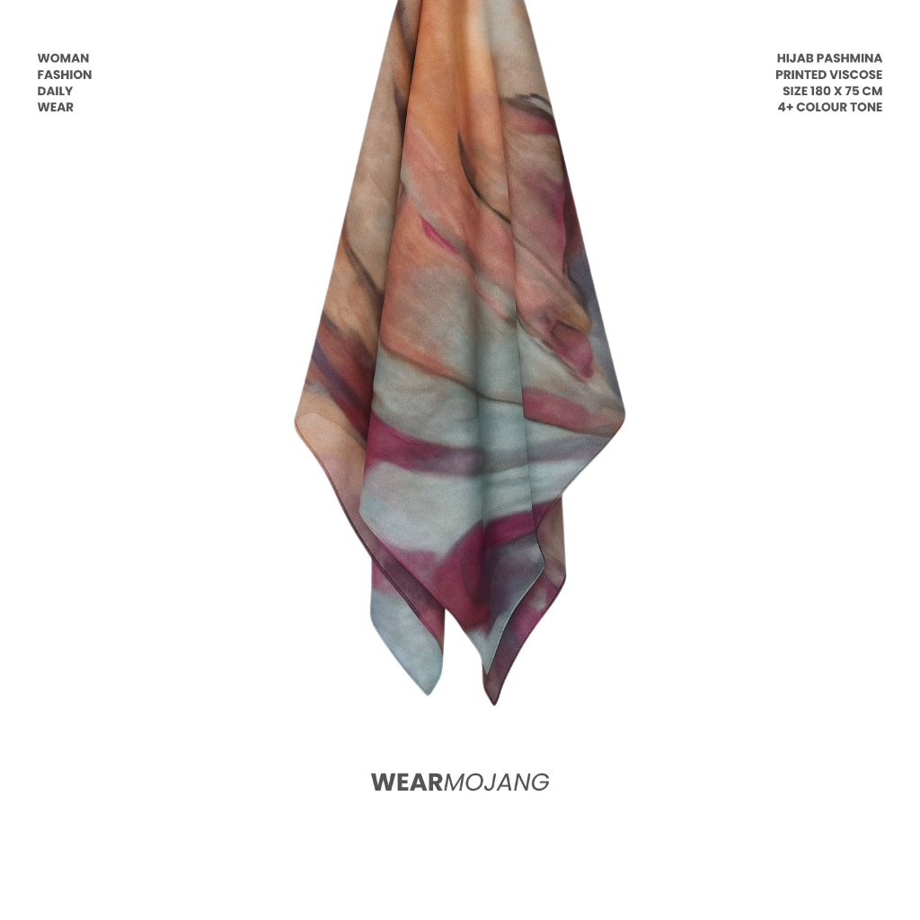 MOJANG DAILY HIJAB PASHMINA VISCOSE PRINTED