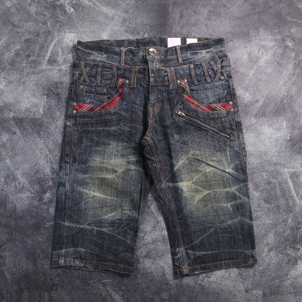 DOUBLEFOCUS JEANS SHORT PANTS SP3 SIZE 32 ORIGINAL PRELOVED