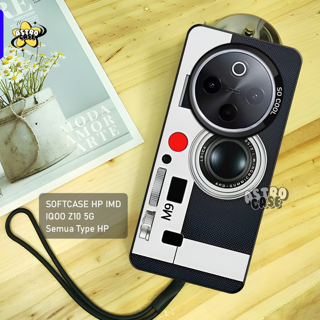 IQOO Z10 Case Premium Matte Hard Casing - เคส IMD - Unique Cam Motif Hologram Case - ล่าสุด Iqoo Z9 