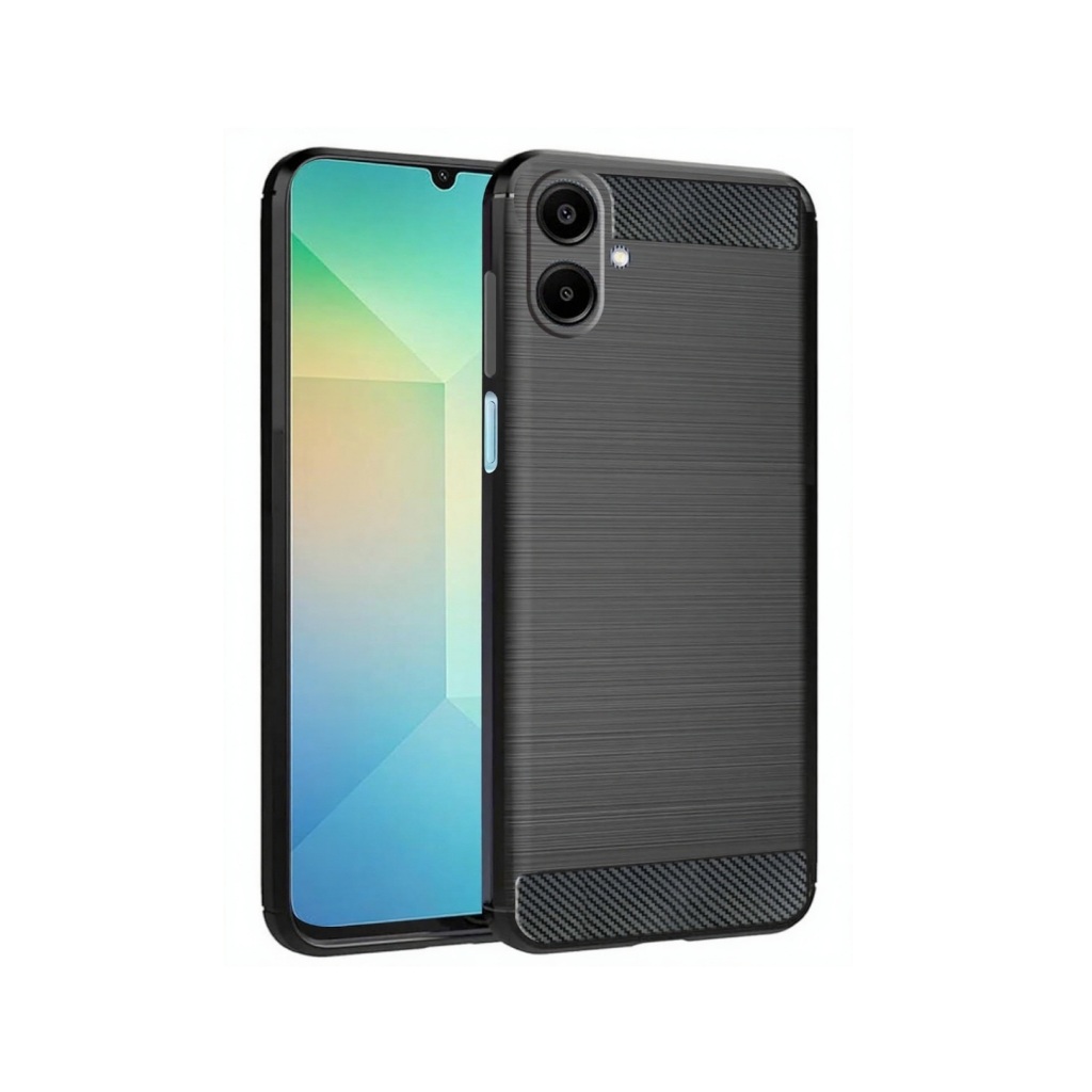เคส Samsung Galaxy A06 Fiber Softcase Carbon Premium - (สีดํา)