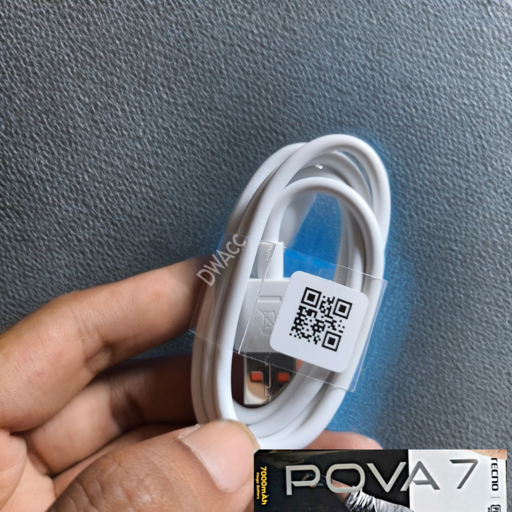 Tecno Pova 7 4g / Pova 7 5g Original Fastchargeing 45W Type C Data Cable