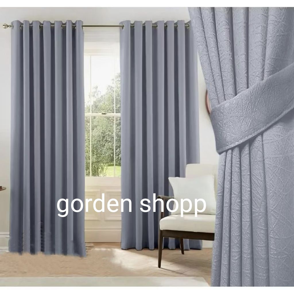 BLACKOUT CURTAINS WINDOW CURTAINS, PLAIN CURTAINS, ประตู CURTAINS, MINIMALIST
