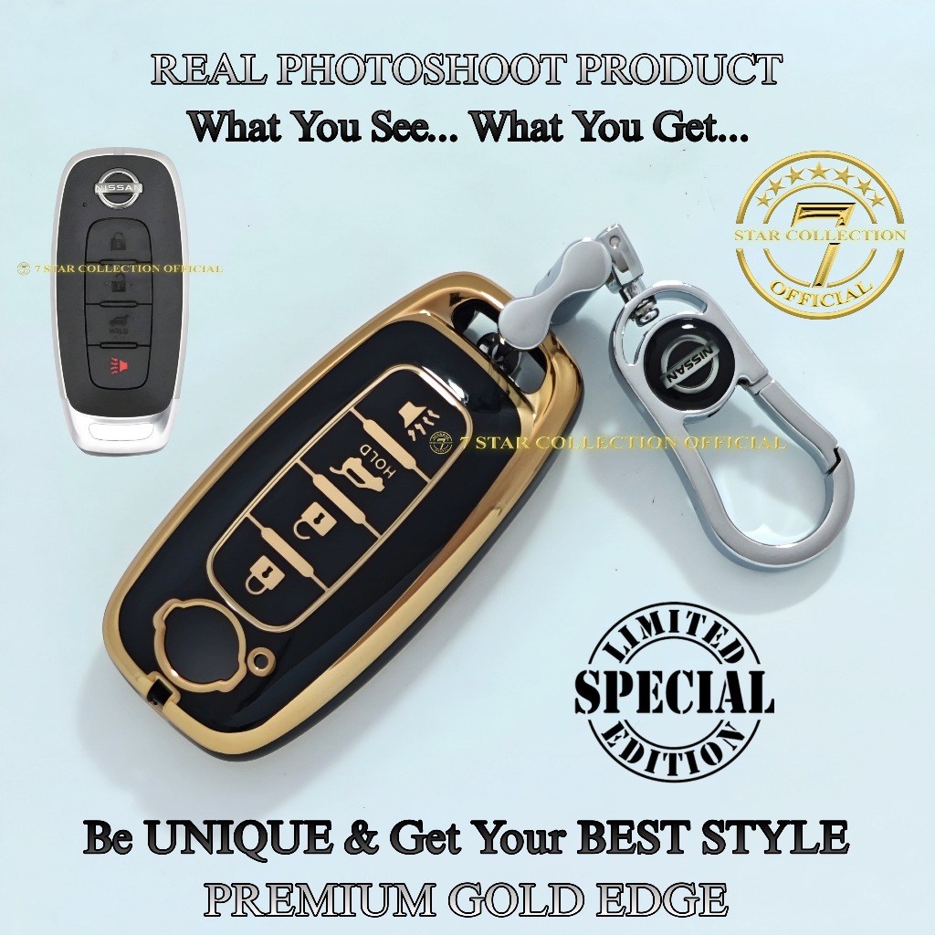 ปลอกกุญแจรถ ALL NEW NISSAN X-TRAIL e-POWER พร้อม e-4ORCE Premium Gold Edge
