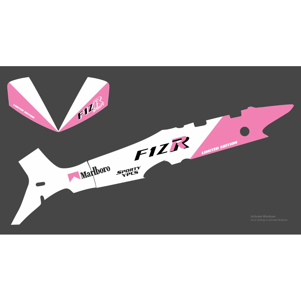 FIZR MALBORO แถบการซื้อขายสีชมพู