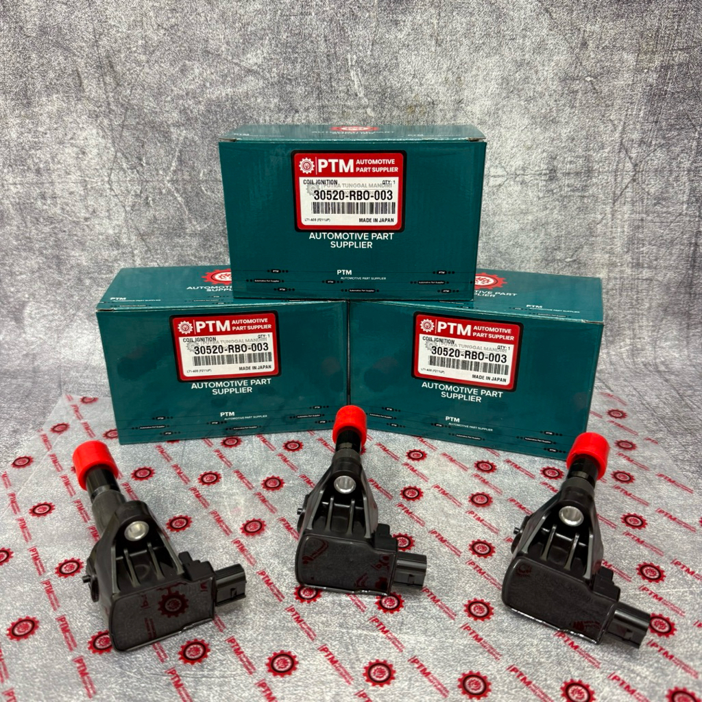 คอยล์จุดระเบิด/คอยล์ Honda Jazz RS/City/Brio/FReed (1 ชิ้น) ของแท้ PTM 30520-RB0-003