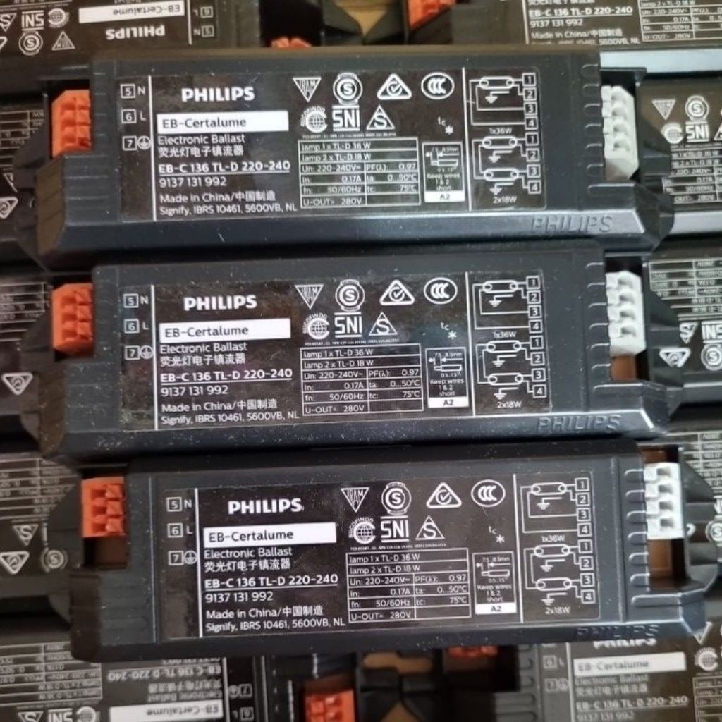 PHILIPS ELECTRIC TRANSFORMER EB-C 1 X 36W