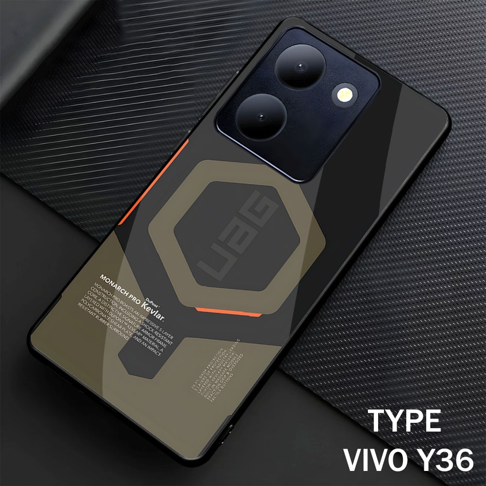 (M65) SOFTCASE GLASS GLASS GLASS GLASS VIVO Y36 4G/5G CASING HP GLASS PROTECTOR สําหรับทุกประเภทของโ
