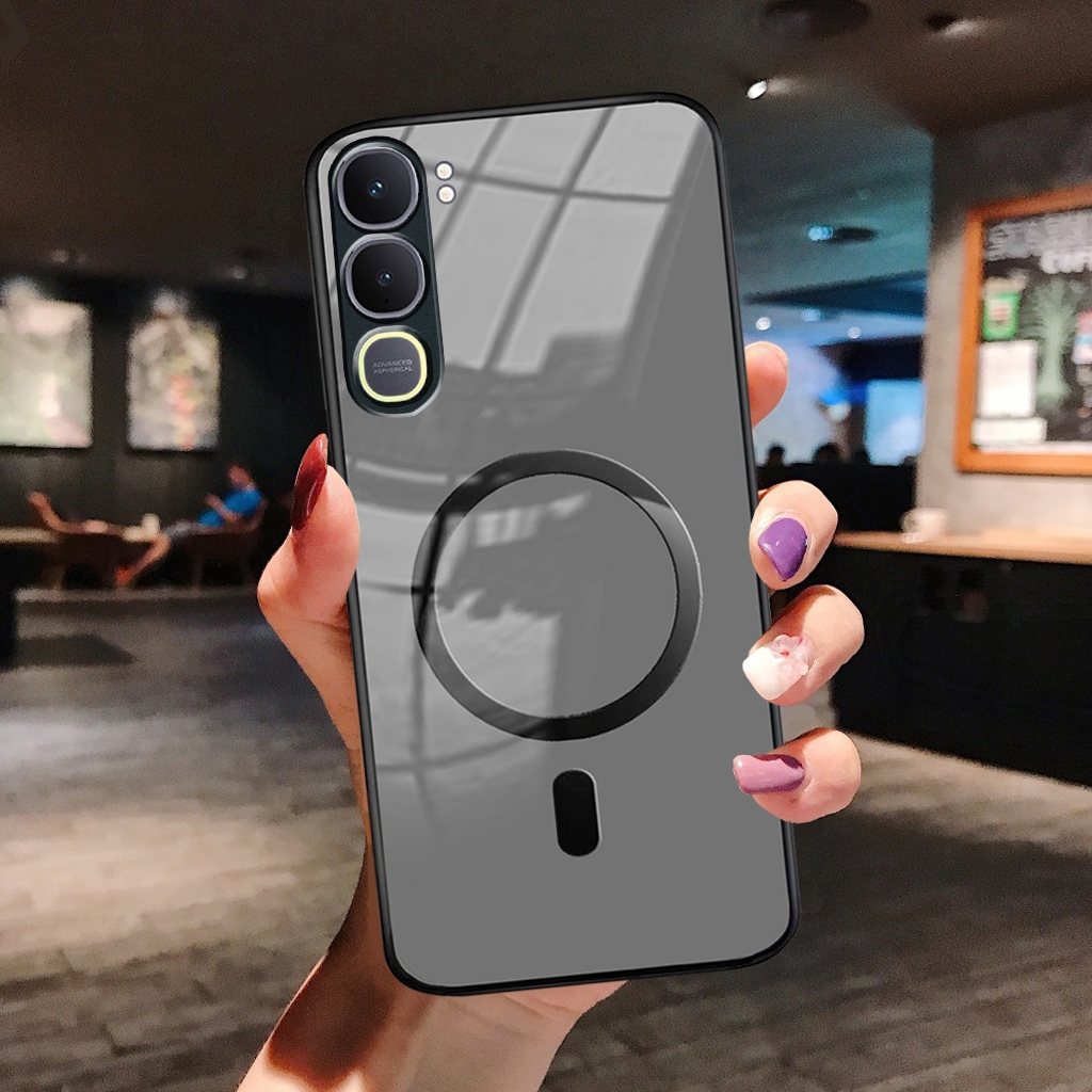 เคส Vivo Y21D 4G/5G ล่าสุด Glossy Glass Softcase 2025 [SCK01] เคส Vivo Y21D 4G/5G - เคสโทรศัพท์ Vivo