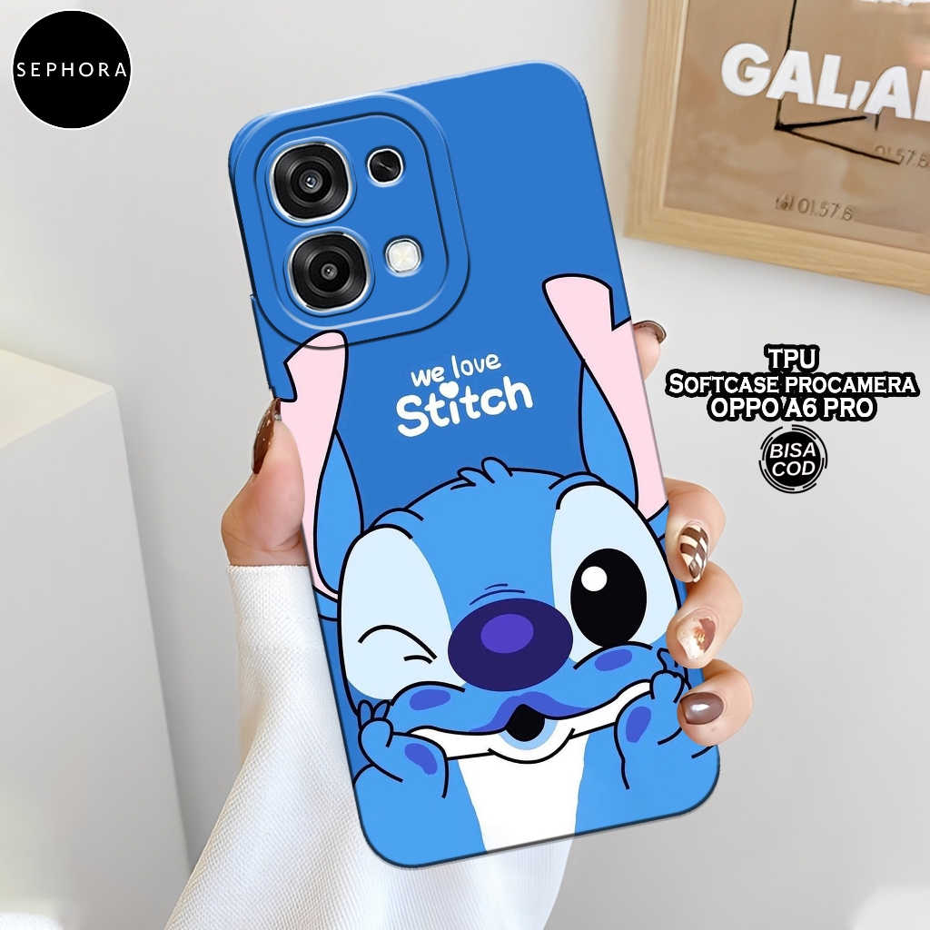 เคส HP ล่าสุด OPPO A6 PRO 2025 - เคส Stitch แฟชั่น - OPPO A6 PRO 2025 Softcase - เคส Pro - เคส OPPO 
