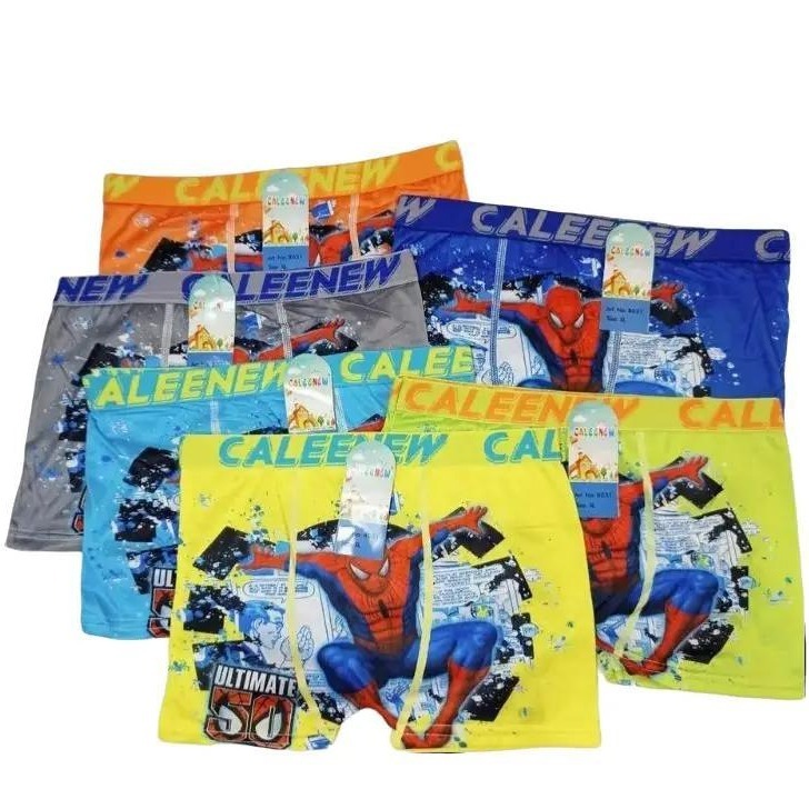 กางเกงในเด็กชาย ยางเหลี่ยมใหญ่ BOXER CALEENEW