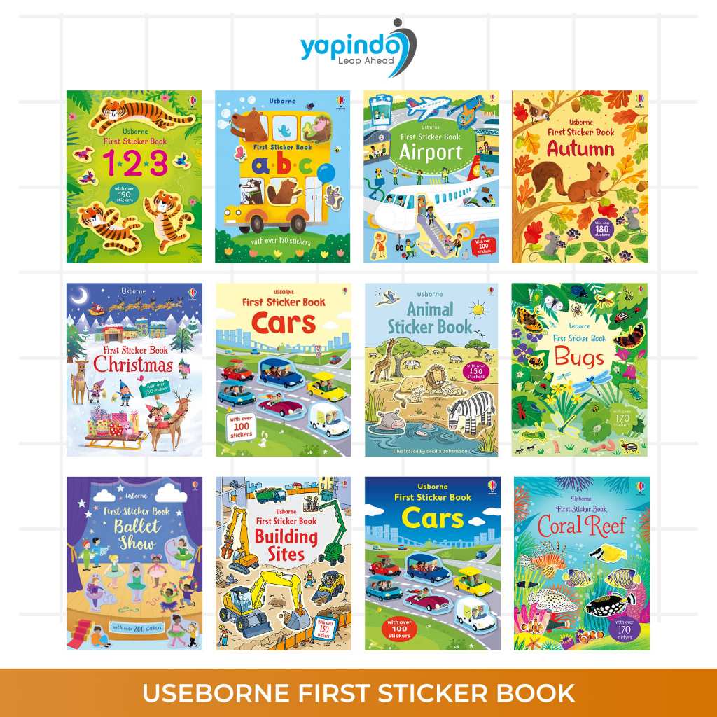 Usborne First Sticker Book Numbers หนังสือเด็ก
