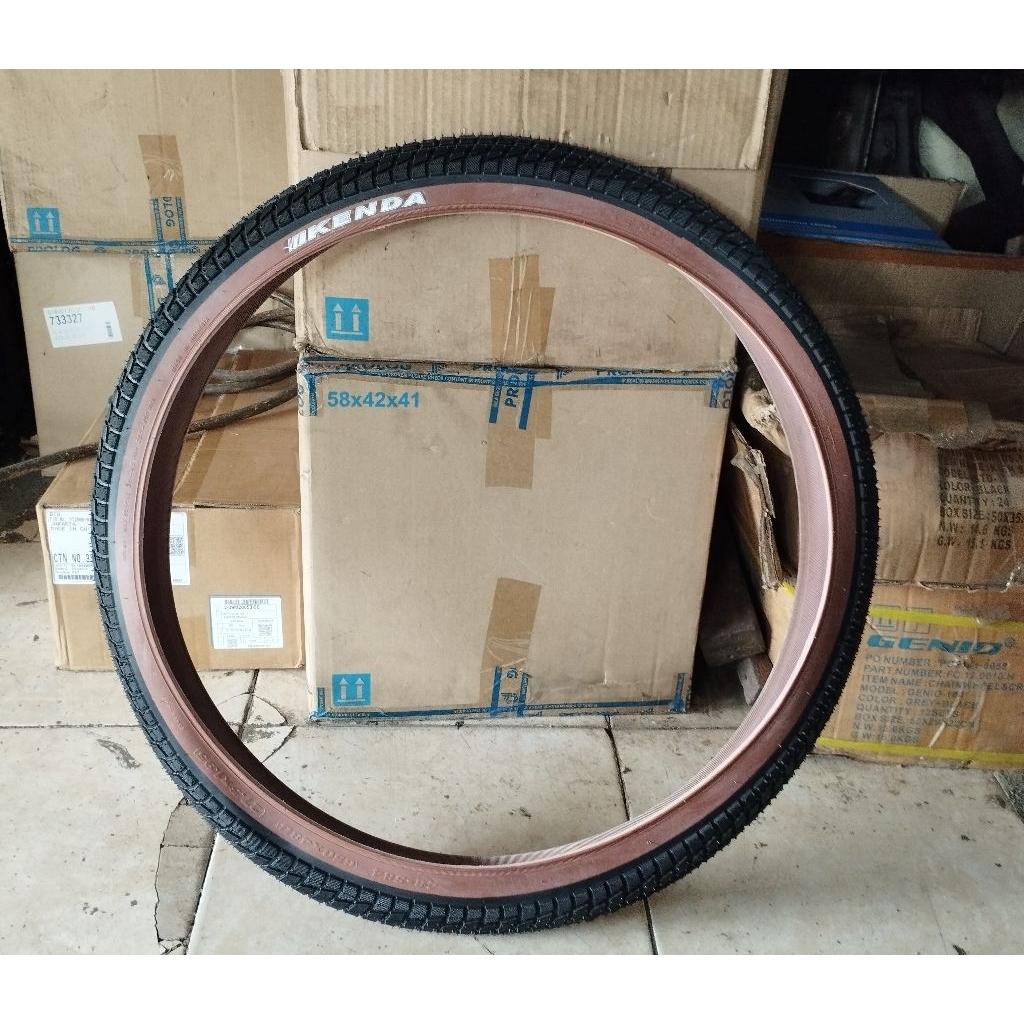 Tan Wall ด้านนอกยาง mtb จักรยาน 27.5 x 1.95 27.5x1.95 27.5x195 195 KENDA K841A skinwall gum Tan Wall
