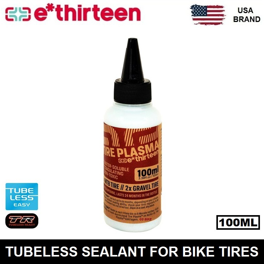 E*THIRTEEN PLASMA SEALANT 100ml ยาง Tubeless Fluid สําหรับ Road/Gravel/MTB E13 ETHIRTEEN E-THIRTEEN 