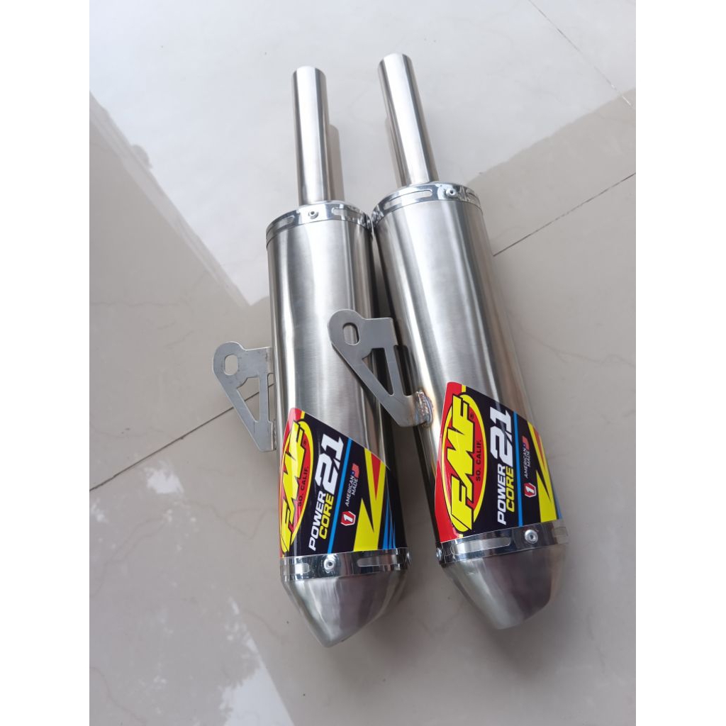 Canister ts125 ts100 dt100 kmx125 FMF POWERCORE2.1 CANISTER เท่านั้นท่อ 28 มม.