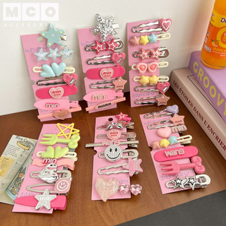 Set Jepit Rambut Wanita Y2K Aksesoris Rambut Wanita Fashion Korea MCO AR207