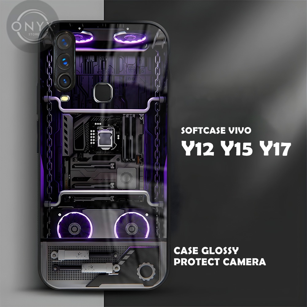 MESIN SOFTCASE VIVO Y12 Y15 Y17 Softcase Glossy Shiny | ฟิล์มกันรอยกล้อง VIVO | เครื่อง | ความงาม W2