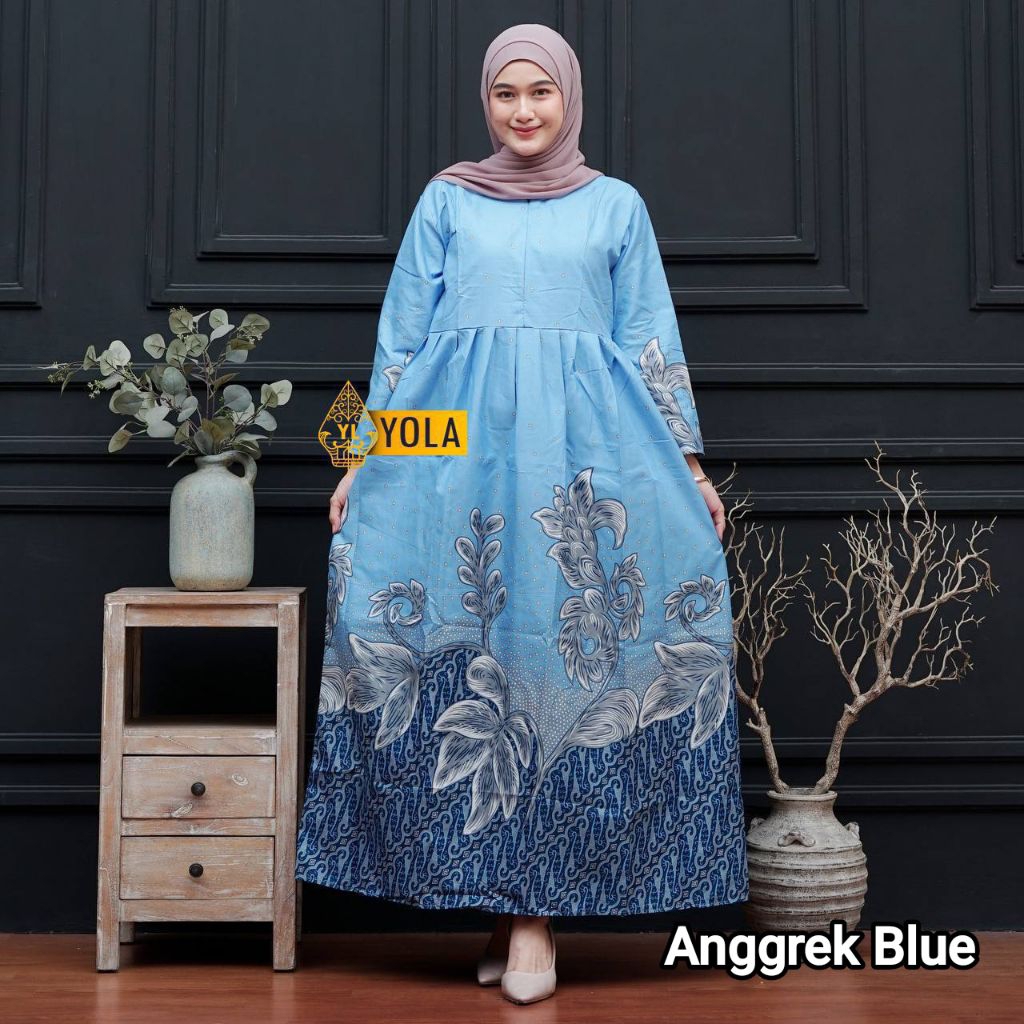 NEW ELEGANT BATIK GAMIS - SYARI WOMENS - JUMBO BATIK GAMIS - SYARI GAMIS