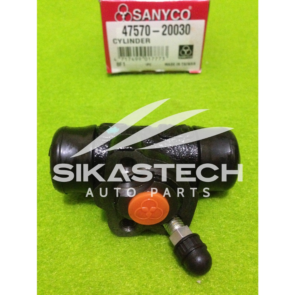 475-20030 ซ้าย ด้านหลังล้อเบรค CYLINDER MASTER ด้านหลังเบรค 11/16" TOYOTA SOLUNA AL50 GLI 1500cc XLI