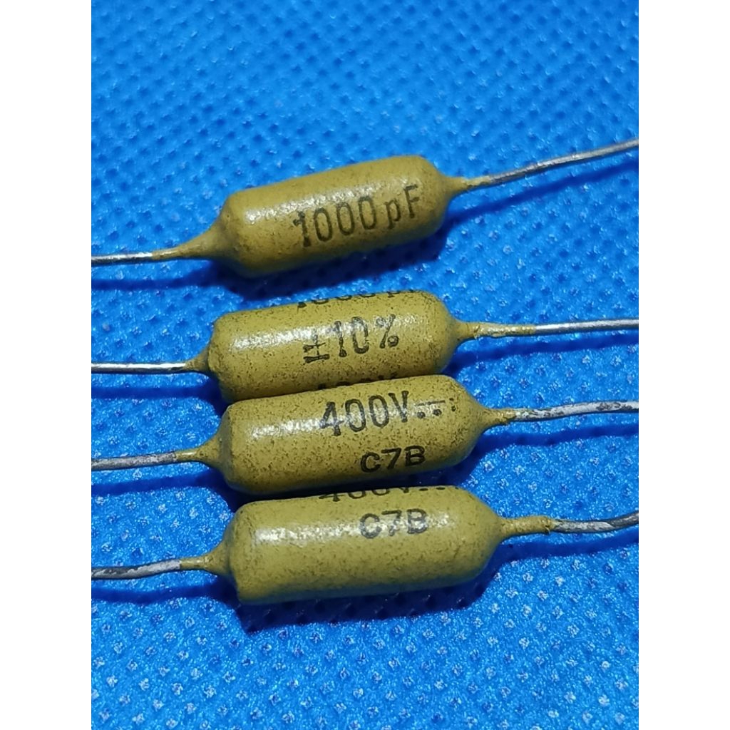 ตัวเก็บประจุ Mullard 1000pf/1nf 400v ใหม่ NOS