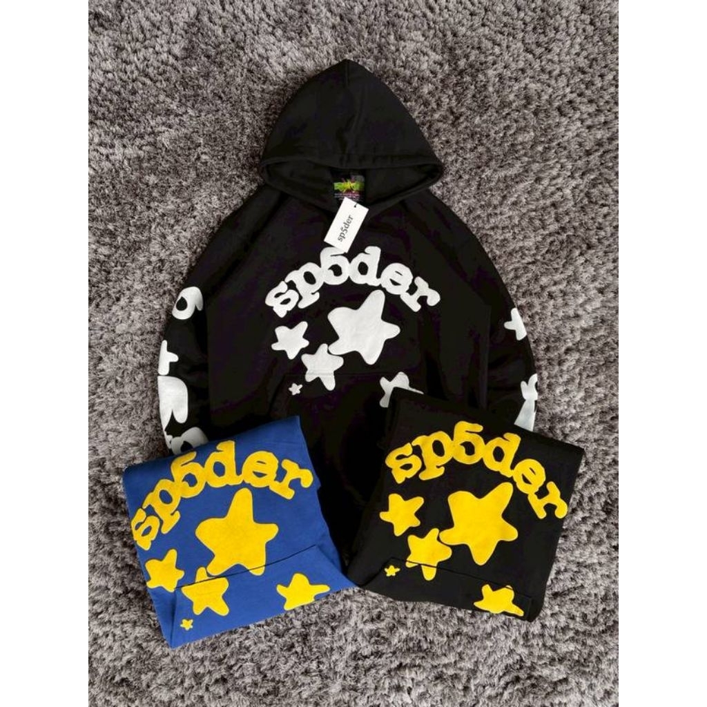 UNISEX 5P@DER HOODIE SWETER JACKET สําหรับผู้ชายและผู้หญิงที่พิมพ์ด้วยเสียงรบกวน