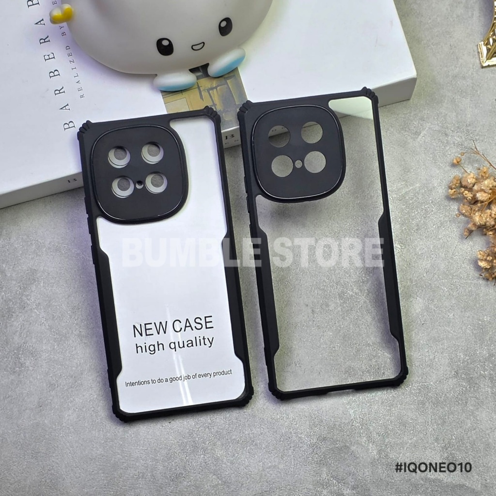IQOO Neo 10 Case Fusion Armor กันกระแทกโปร่งใสปลอกพรีเมี่ยม iQOO Neo 10