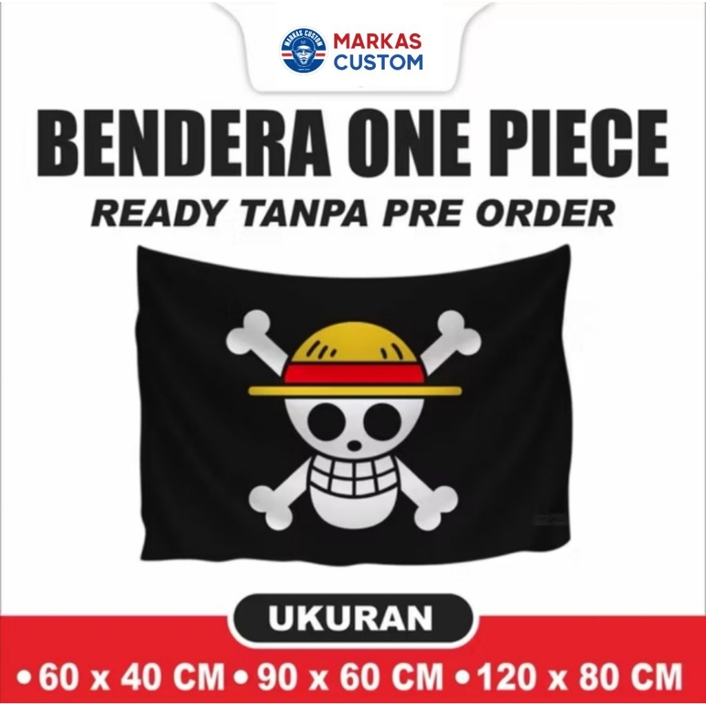 PRINT ONE PIECE FLAG / PIRATE FLAG