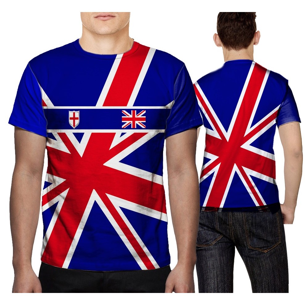 เสื้อยืดธง england ล่าสุด 2025 england Flag Motif
