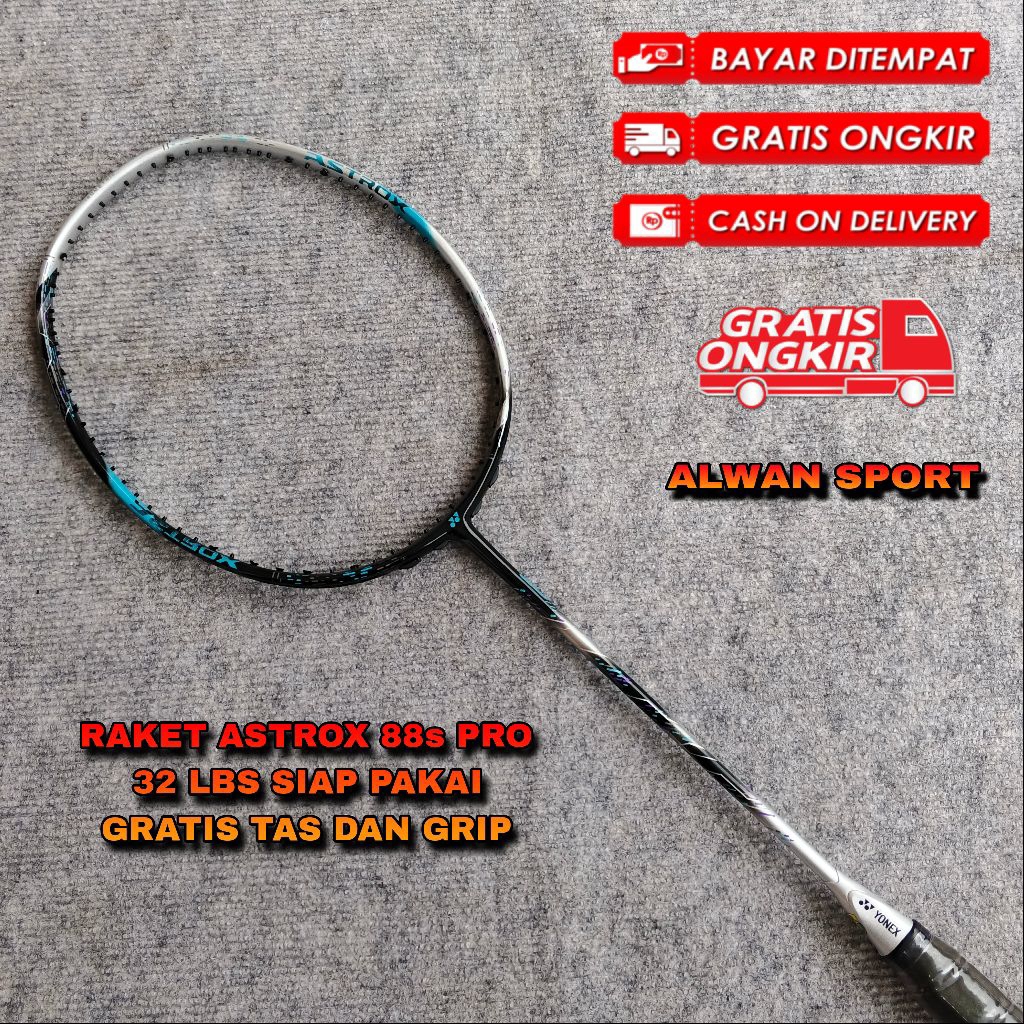 ASTROX 88D PRO GEN3 32 LBS BADMINTON CKET พร้อมใช้