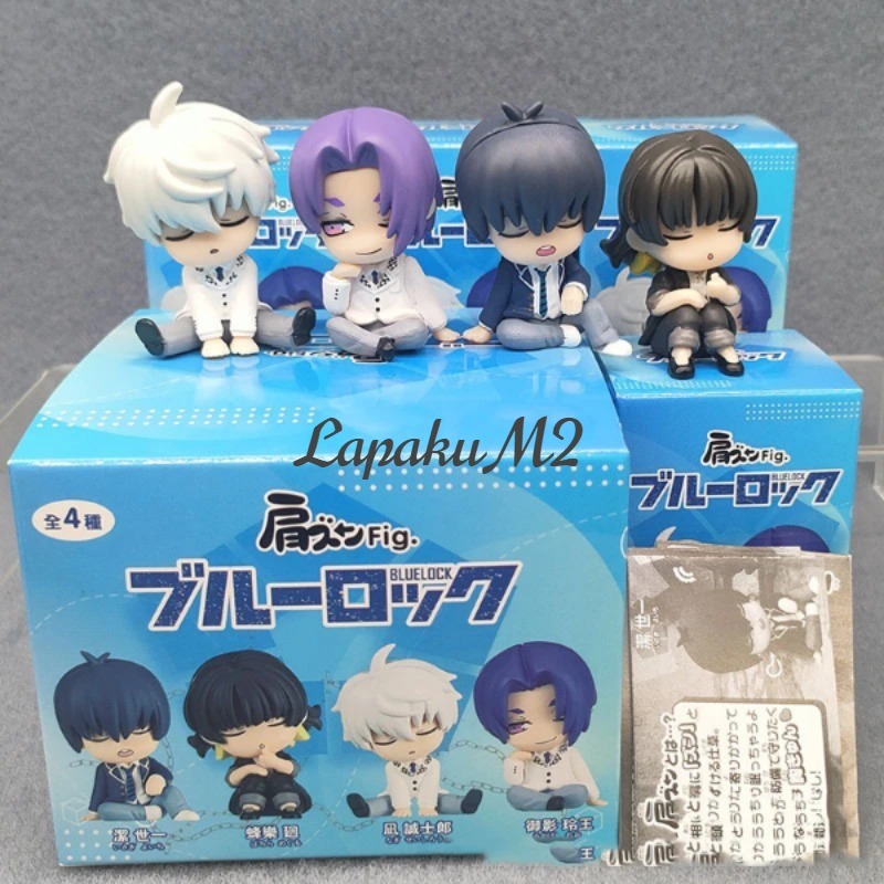 Action Figure BLUE LOCK Sleep Nagi Rin Isagi Bachira Chigiri ชุด 4 ชิ้น