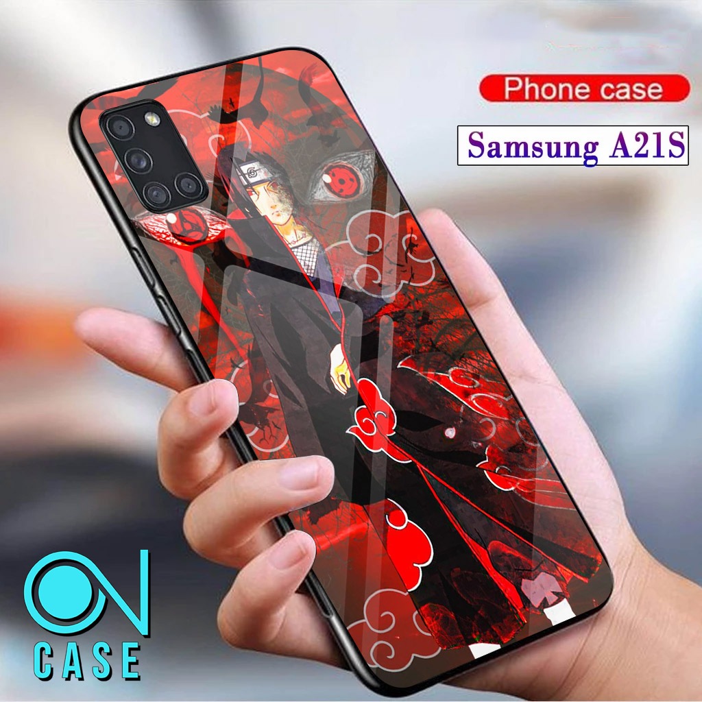 เคส SAMSUNG A21S mistercase11 Motif [ANIME ITACHI] เคส Hp Glossy Casing Hardcase Softcase