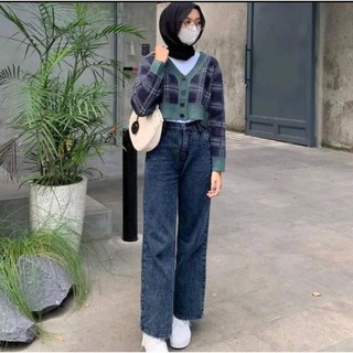 MOZZA JEANS CULLOTE//KULOT JEANS WANITA TERBARU