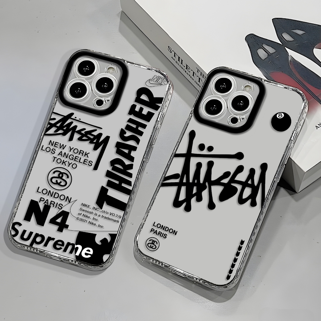 Softcase Hp สําหรับ Iphone 11 pro 14 Pro 13 Pro 12 Pro 15 Pro XS Max XR 7+ โปร่งใสกรณี EL109