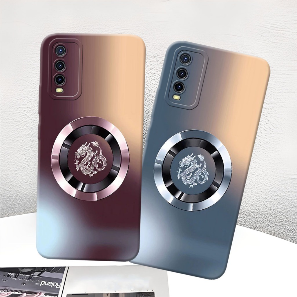 (FA-01) VIVO Y12S - Y20 - Y20S - Y30 - Y30I - Y50 Softcase Procamera Silicon Case glossy motif drag0