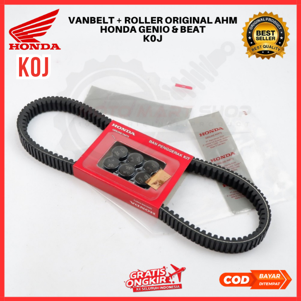Vanbelt Roller Set K0J Original AM Honda Genio BeAT Street K1A (2020) Kit V Belt - K0J