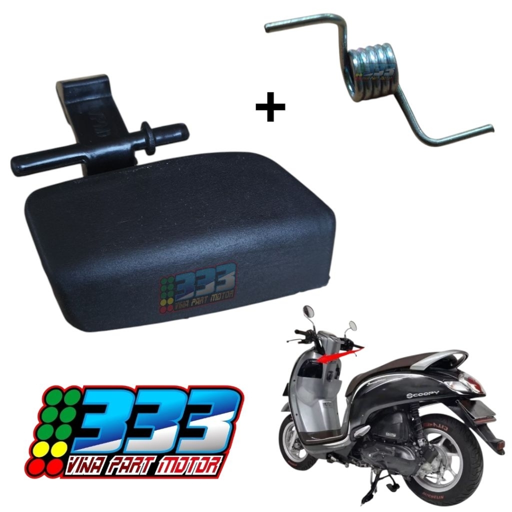 TOMBOL LTD กระเป๋าลูกบิดลิ้นชักปุ่ม Honda Scoopy ESP มีสไตล์ K93 แหวน 12 โดนัท 2017 - 2020