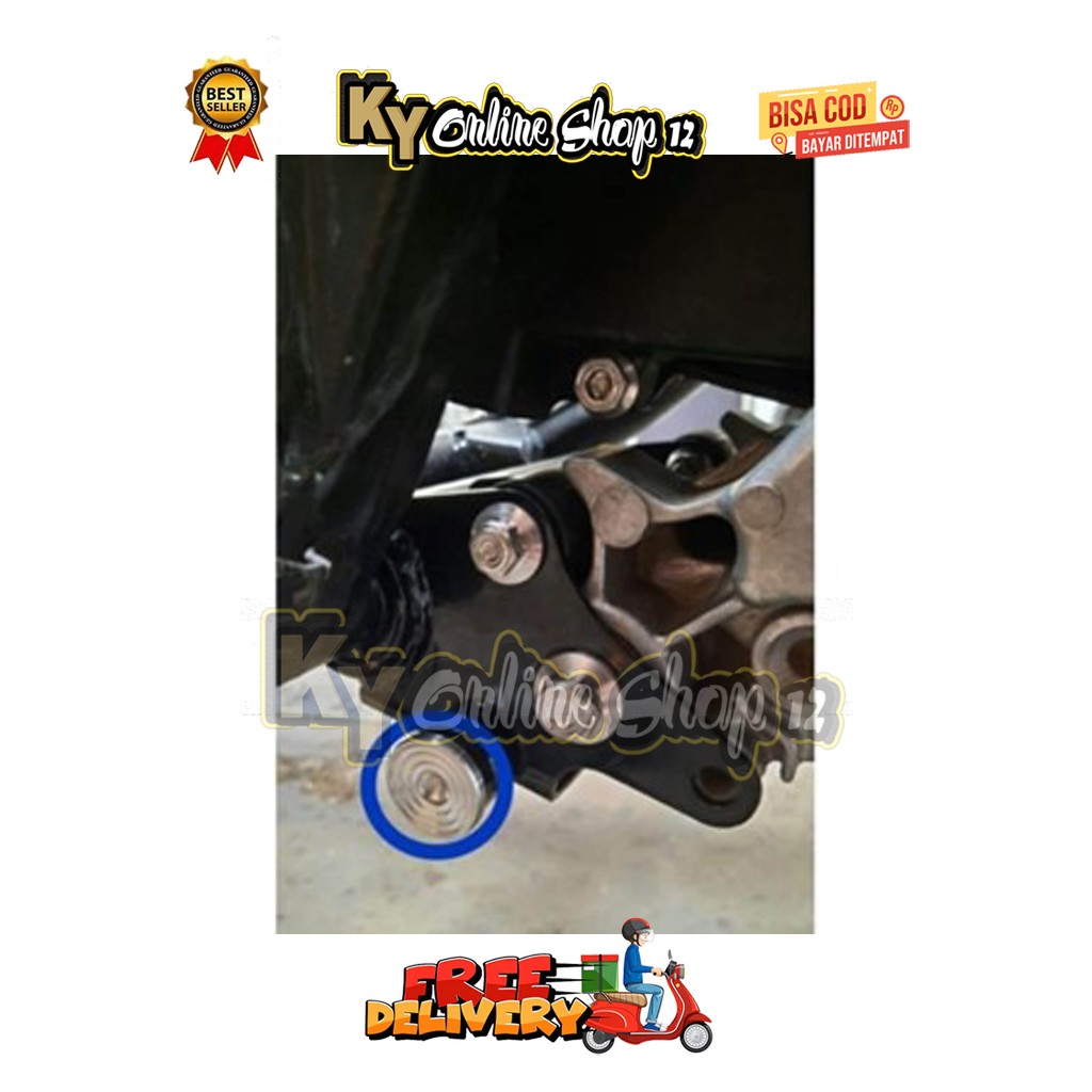 MESIN COIN MOUNTING BOLT (1 COIN) MIO SMILE SPORTY SOUL FINO NOUVO Z LELE VIENGKONG ELEGANCE LX SX C