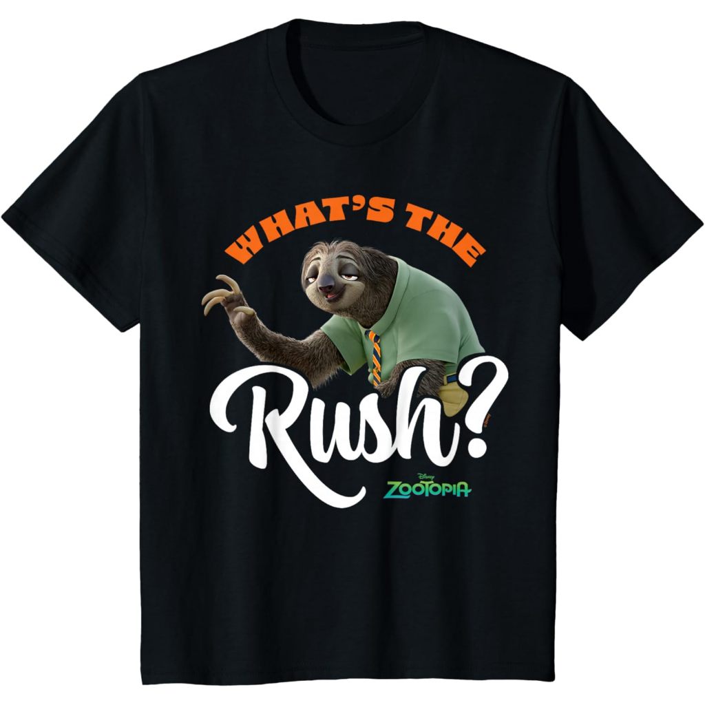 Zootopia Kids T-Shirt - เสื้อยืด Flash Sloth Whats The Rush