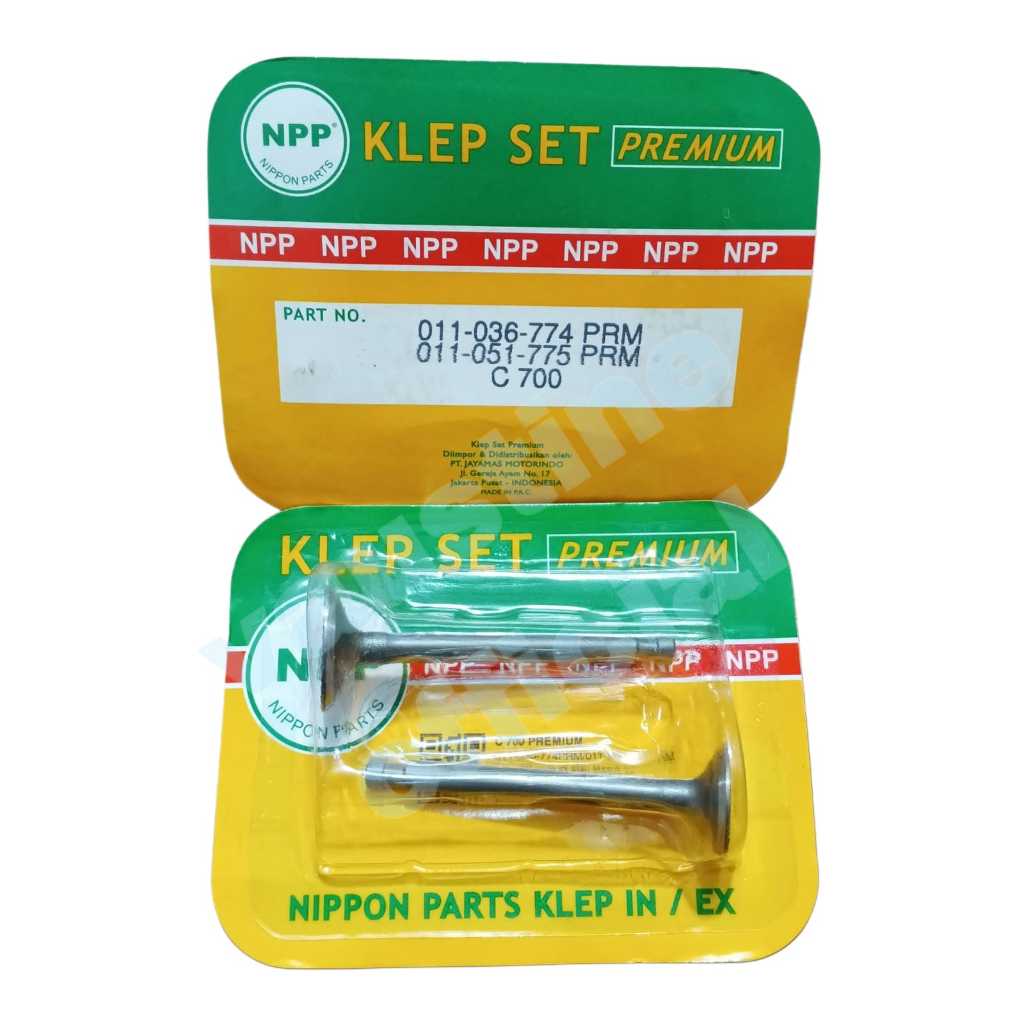 PREMIUM VALVE UMBRELLA VALVE SET IN EX C 700 C700 ORIGINAL NPP