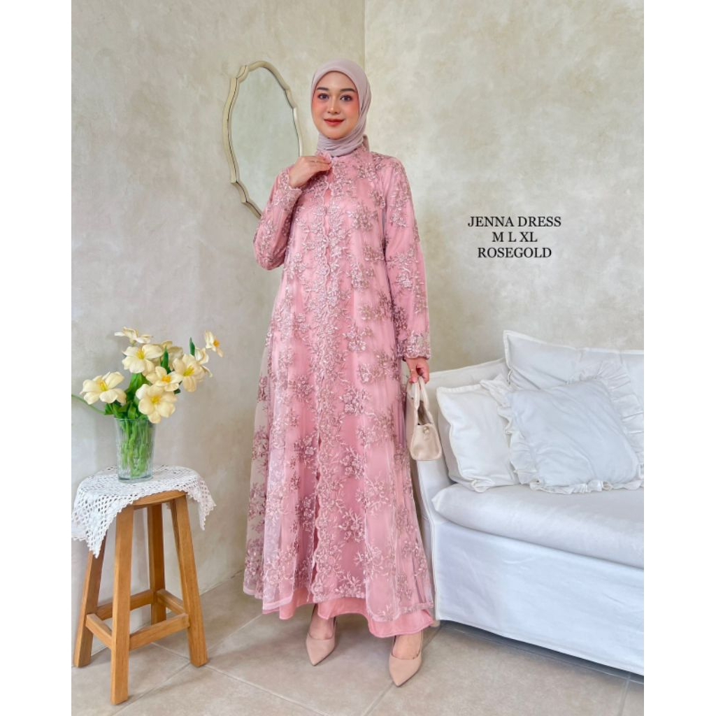 // JENNA PREMIUM GAMIS (ฟรีสร้อยคอ) LAST PREMIUM PARTY GAMIS SIMPLE AND LUXURIOUS EID EDITION
