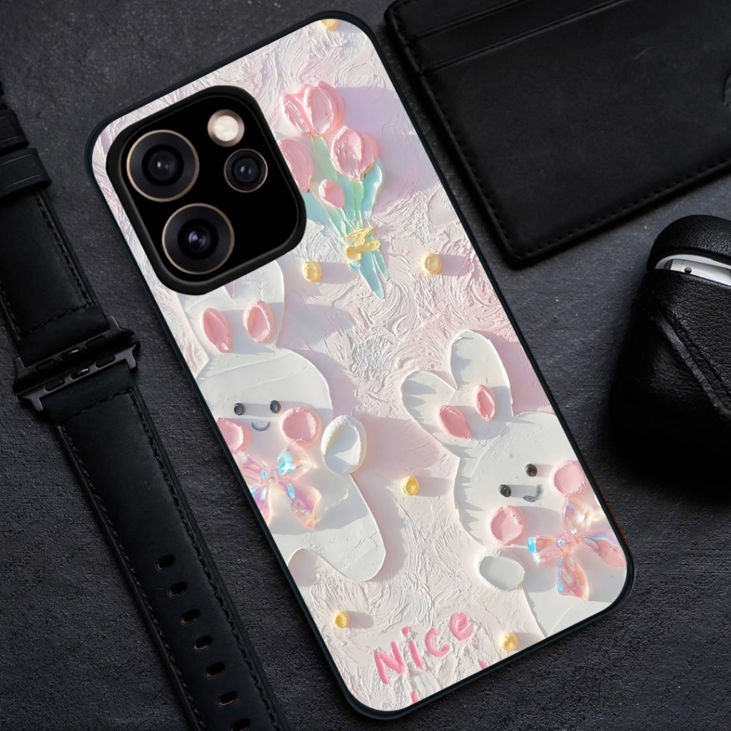 Softcase Glass Oppo Reno 15 Reno 15 Pro [BSG-47] - Casing Hp Oppo Reno 15 Reno 15 Pro - Case Kaca Ac