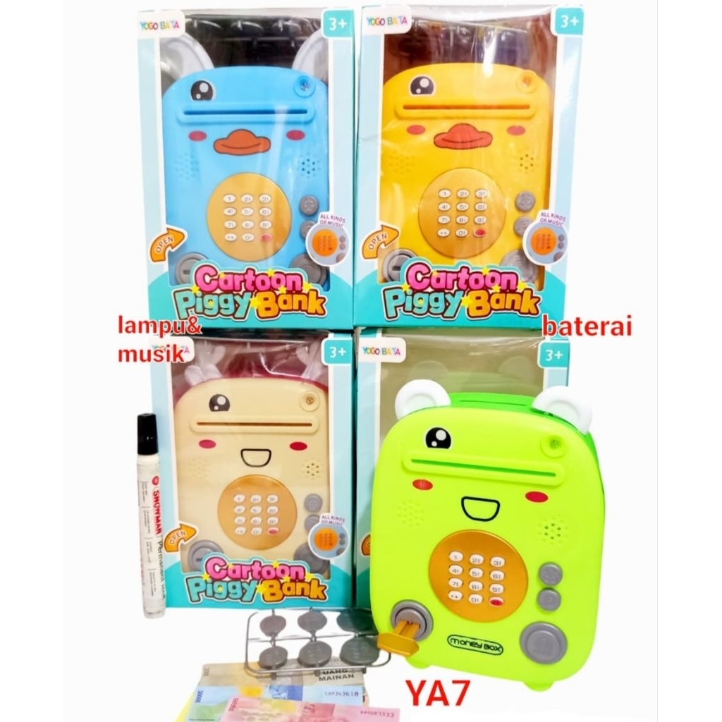 (DOS) YA7 CARTOON PIGGY BANK ของเล่น SAVING PIGGY BANK