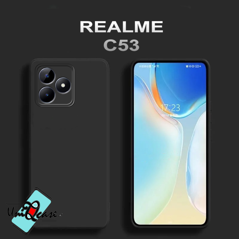 Realme C53 Plain Macaron Softcase - ขอบสี่เหลี่ยม - เคสธรรมดาสําหรับ Realme C53 - Realme C53 macaron