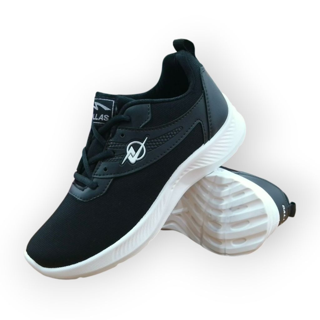 DALLAS / Dallas CHAMPION รองเท้านักเรียนแบบผูกเชือกสําหรับเด็กชายและเด็กหญิงรองเท้าผ้าใบโรงเรียนประถ