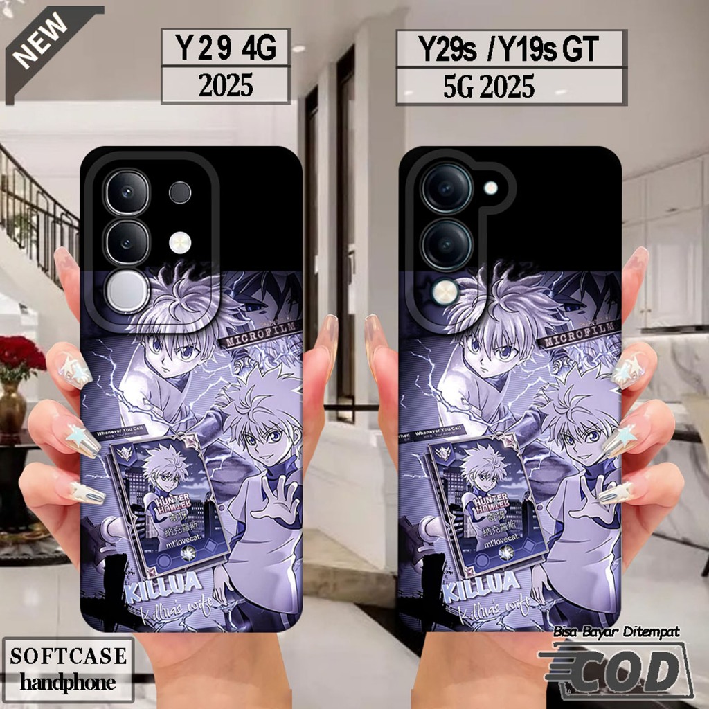 VIVO Y29 4G Silicone - เคส VIVO Y29S - เคส VIVO Y19S GT _เคส softcase สีดําใสยืดหยุ่นสุดเท่