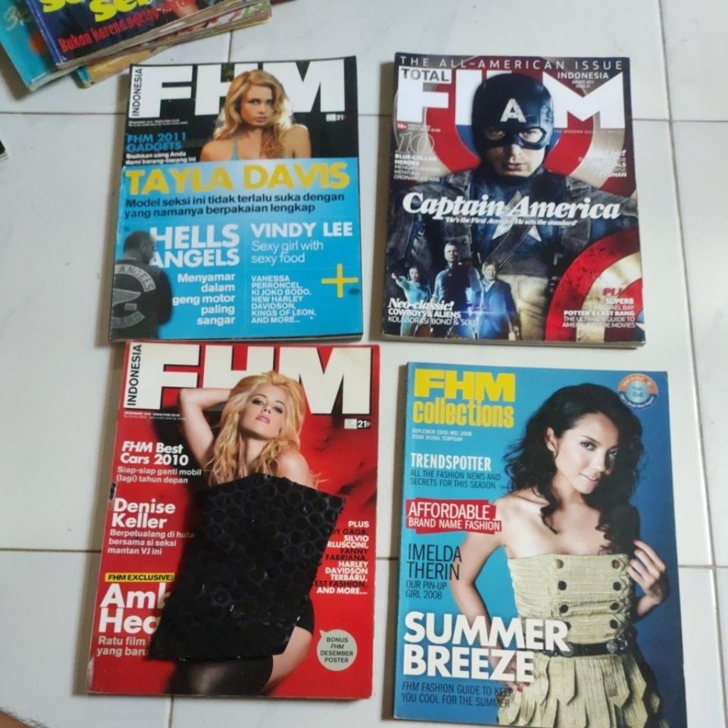 นิตยสาร FHM อินโดนีเซีย ฉบับก่อนรักดั้งเดิมต่างๆ