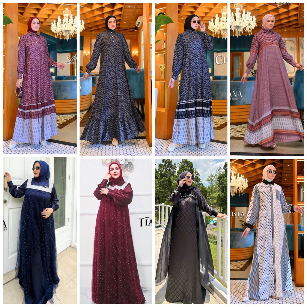 Callista, Liliana, Alida, Tiara, Aresha Dress โดย Bungas