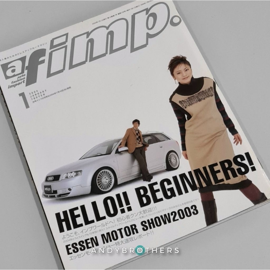 ตลาดในประเทศญี่ปุ่น JDM Euro Cars Automotive Catalog Book / Magazine - af IMP - ต้นฉบับ