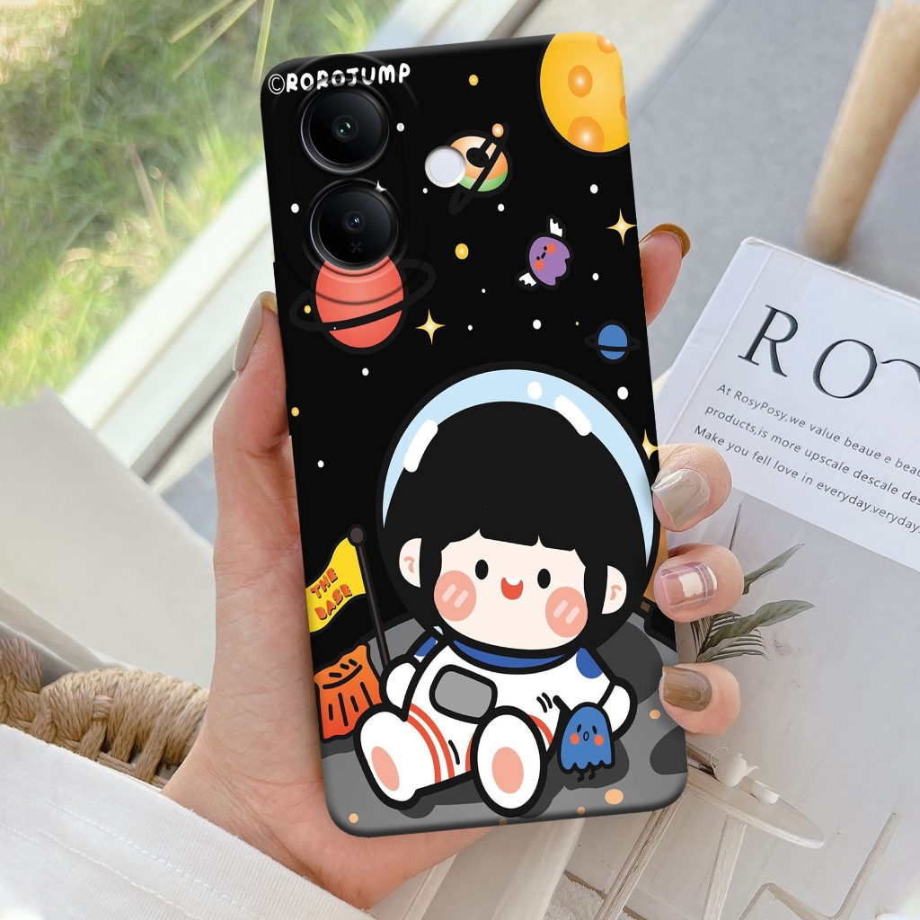 เคส HP IQOO Z10R - เคส IQOO Z10R - เคสการ์ตูน Motif - ฟิล์มกันรอยมือถือ - IQOO - IQOO Z10R Softcase 