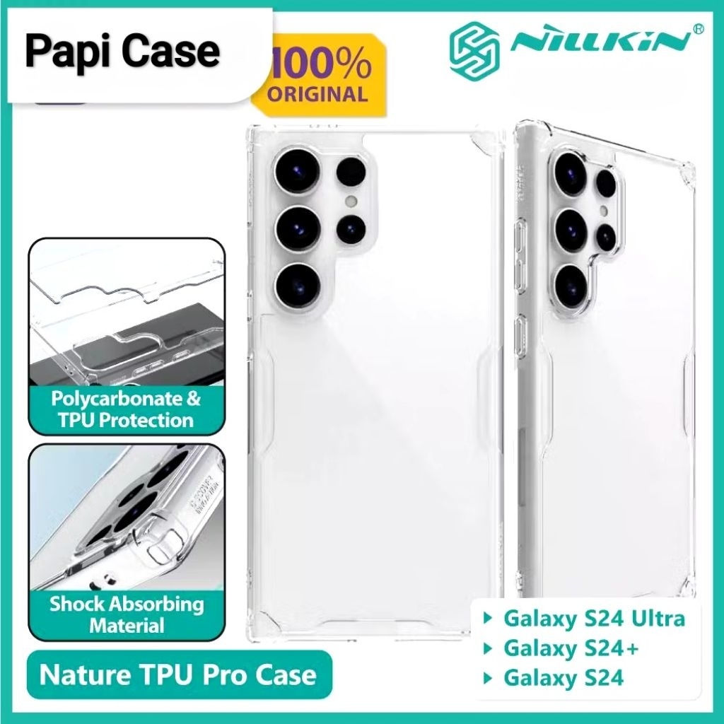 Samsung Galaxy S24 Ultra / S24+ Plus / S24 Nillkin Nature TPU Pro Hybrid Casing Case